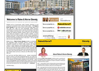 Raine & Horne Glenelg Web Design Released