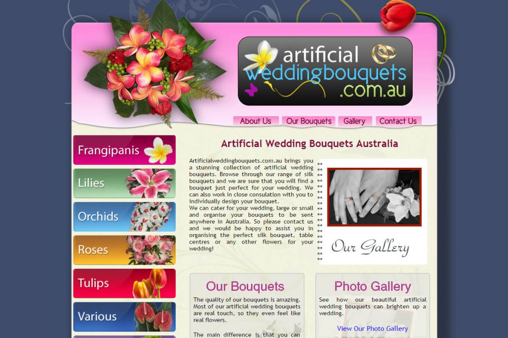 Artificial Wedding Bouquets