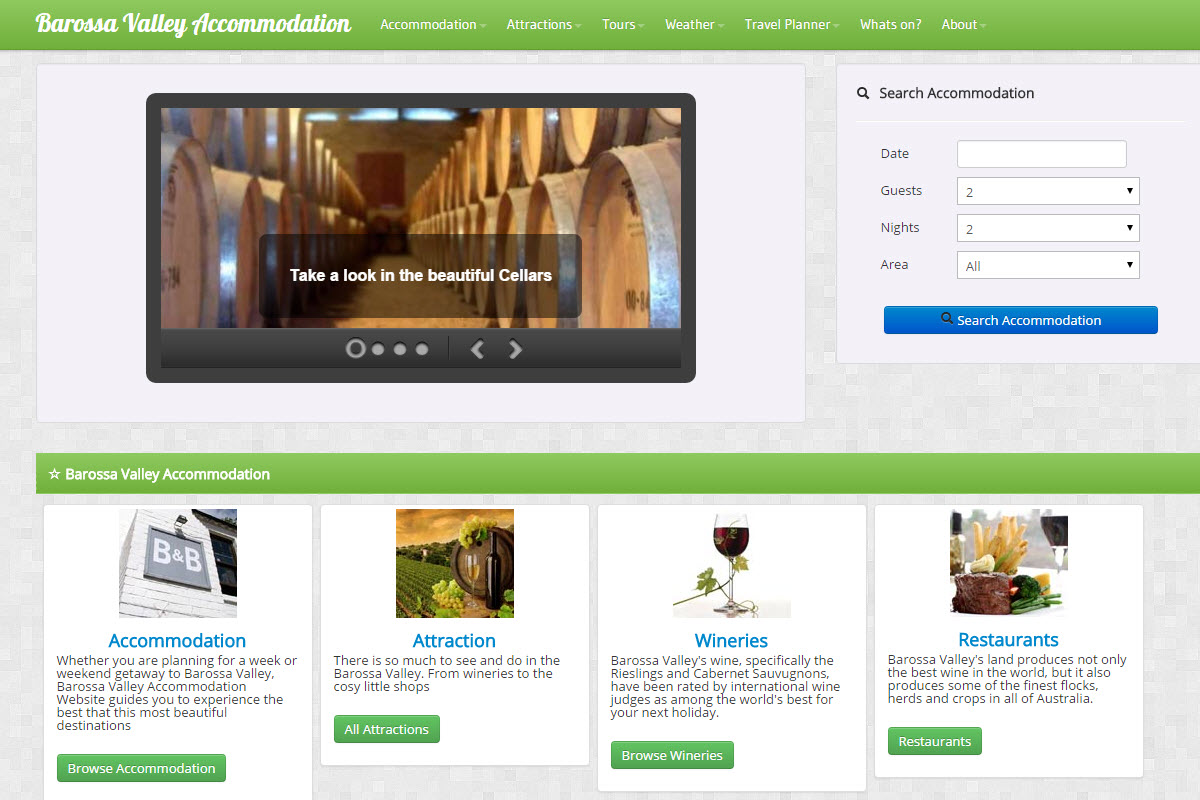 Accommodation Barossa Valley