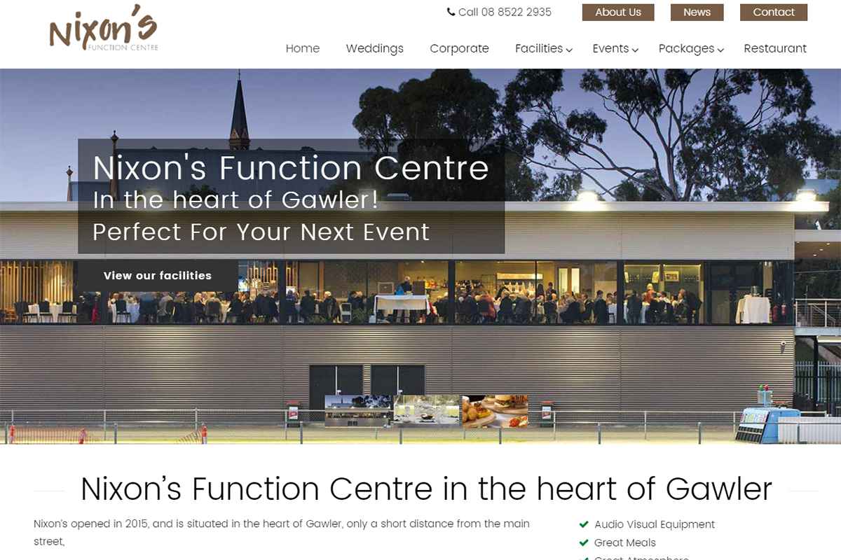 Nixons Function Centre Gawler