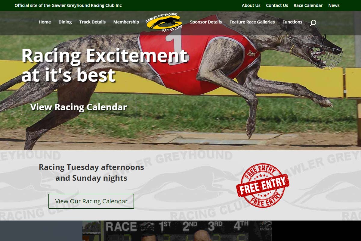 gawler-greyhounds-web-design